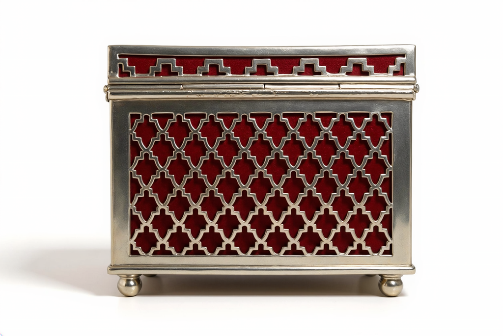 Moroccan Handmade Jewelry Box – Traditional Design
