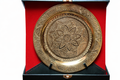 Moroccan Handcrafted Brass Plate – Luxury Decorative Piece