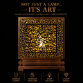 Noor Al Khatt – Arabic Calligraphy Copper Lamp